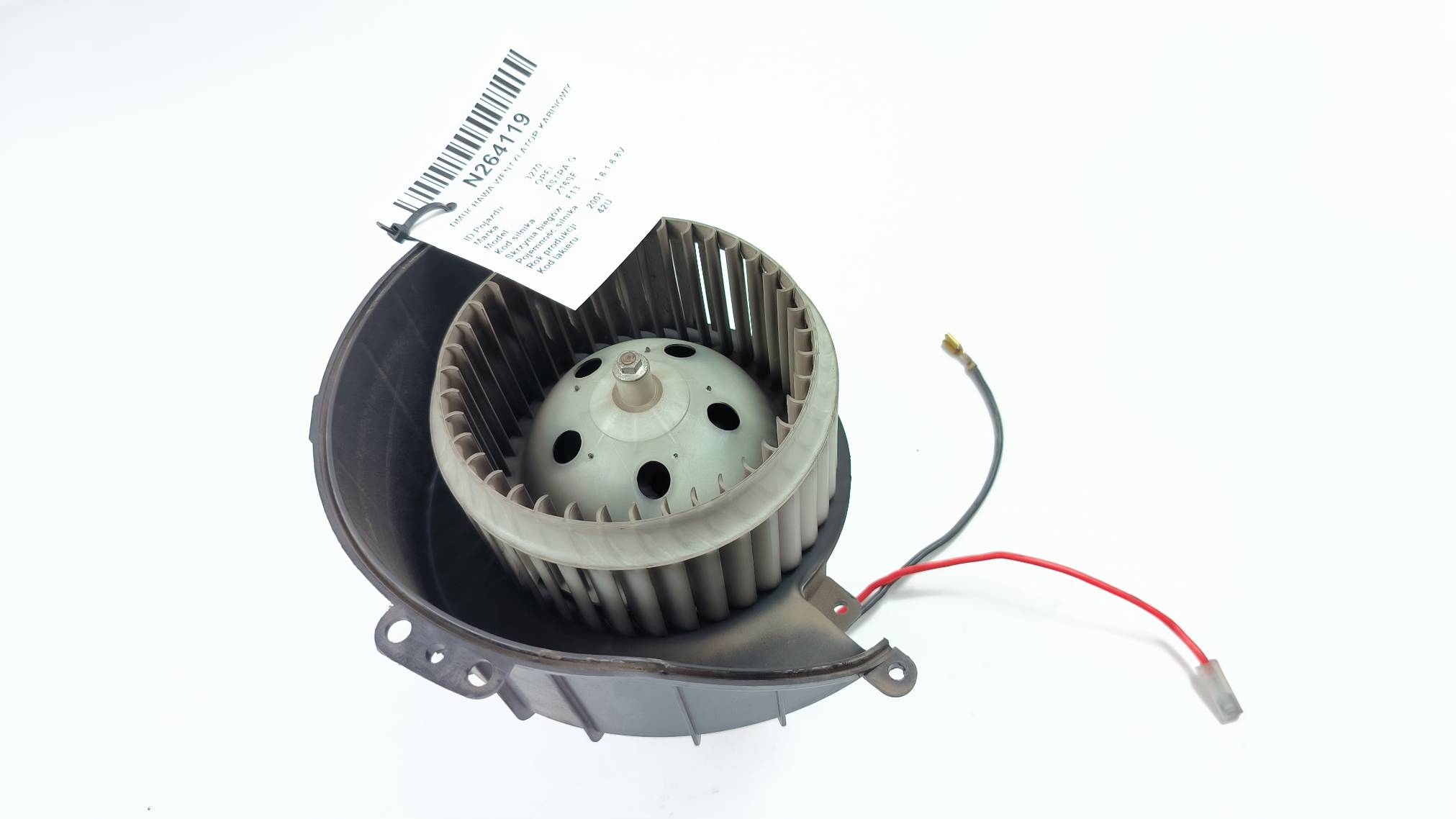 heating fan cab 87081 OPEL ASTRA G
