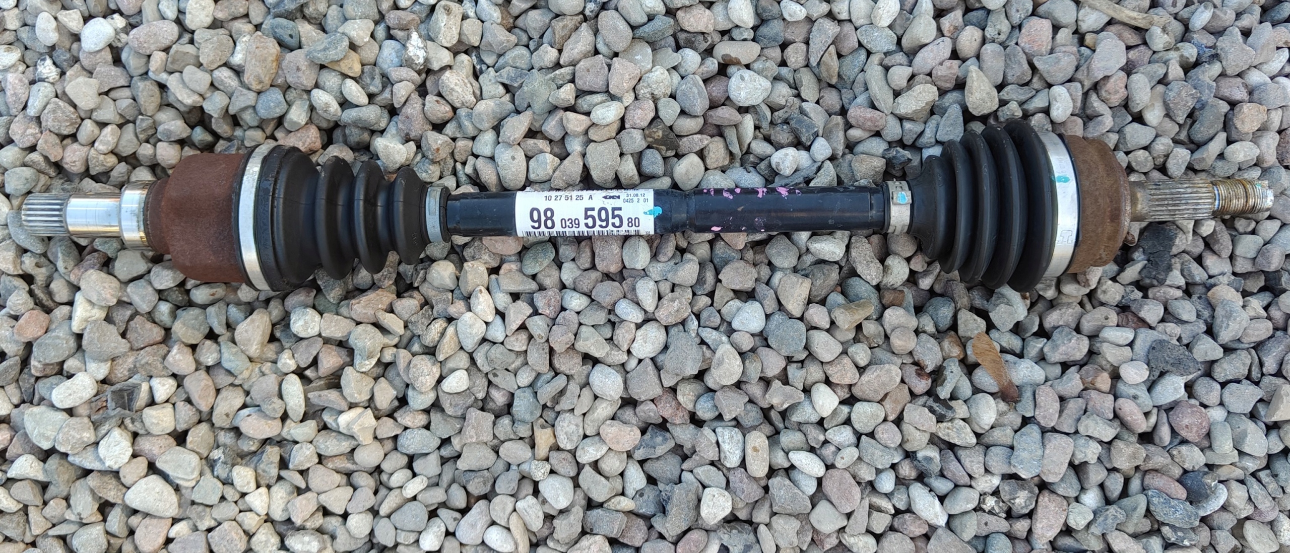semi-axis left short. PSA 9803959580