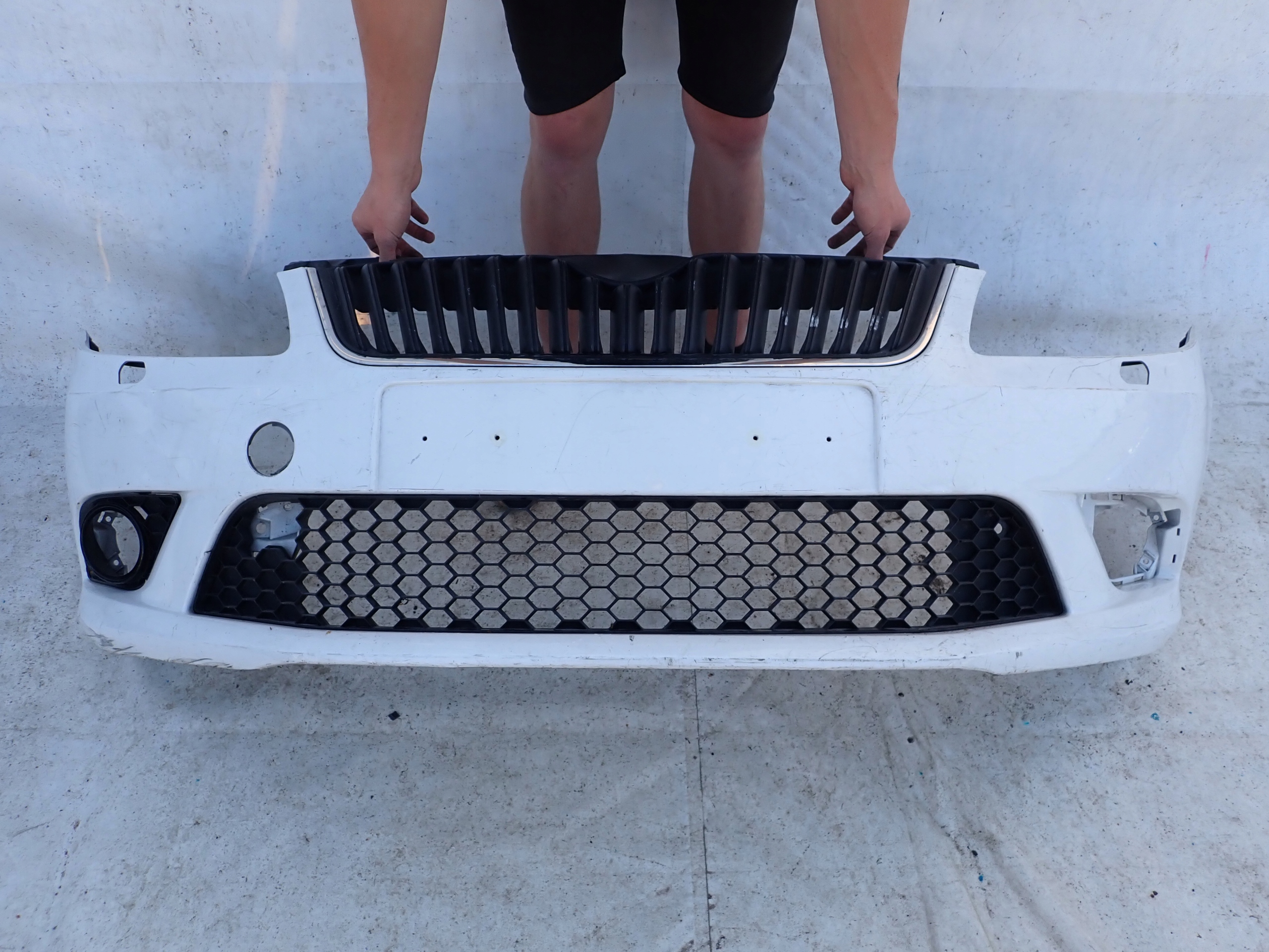 SKODA FABIA II RS LIFT 10-14 bumper front SPR