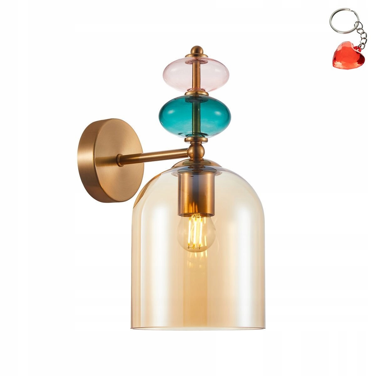 Nástenné svietidlo Busco WL-30263-1B-BRO-AMB Italux