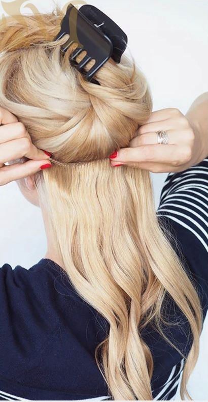 DOCZEPIANE WŁOSY CLIP IN PROSTE DOPINKA LONG 60cm Kod producenta JS-STYLE-HAIR-FALE