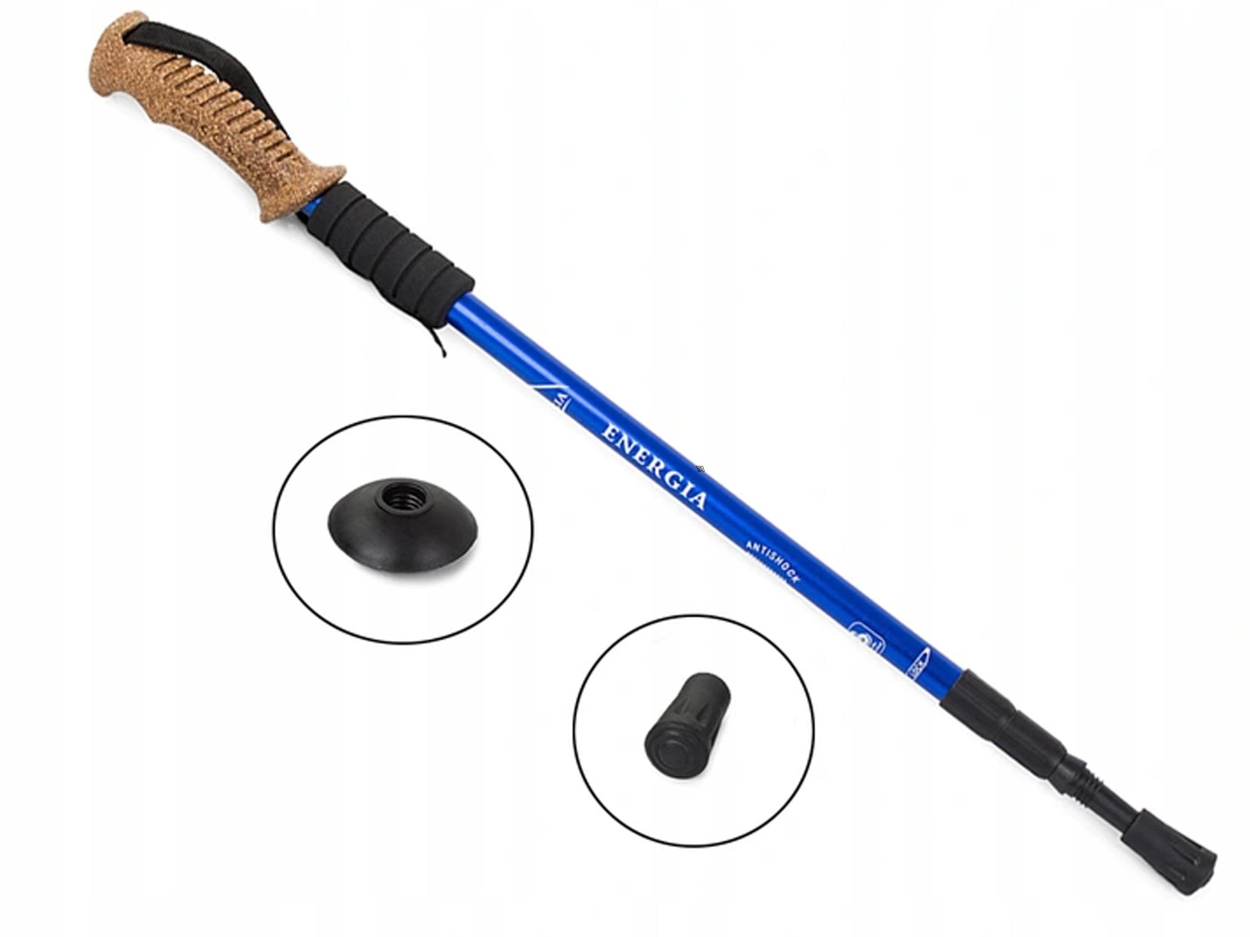 

1X Kij Nordic Walking Trekingowe Kij Kije Korkowa