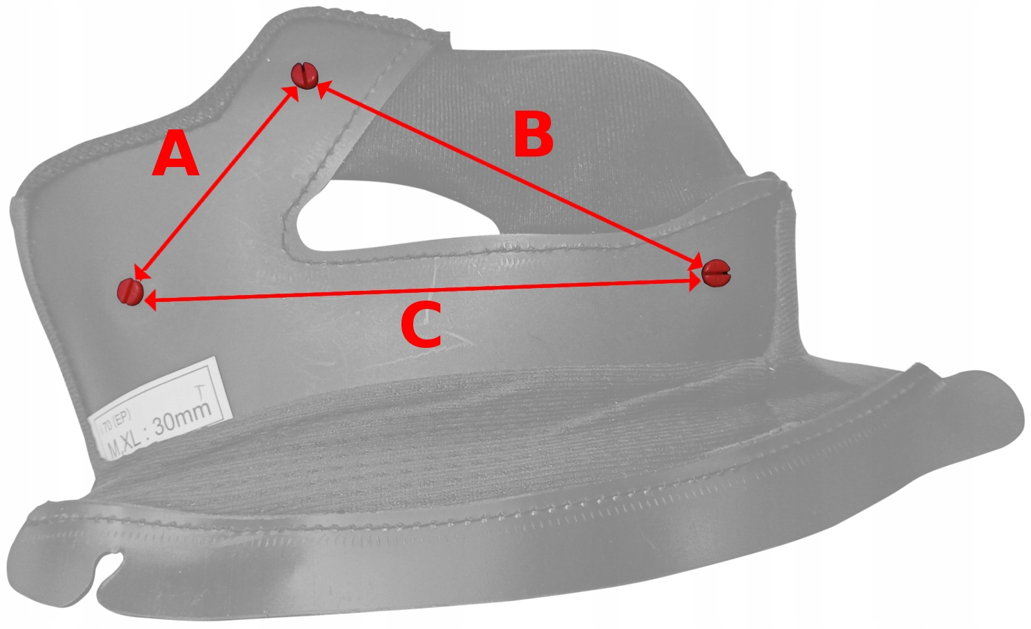 HJC Poduszki boczne na boki do kasku I70 35mm S Producent HJC