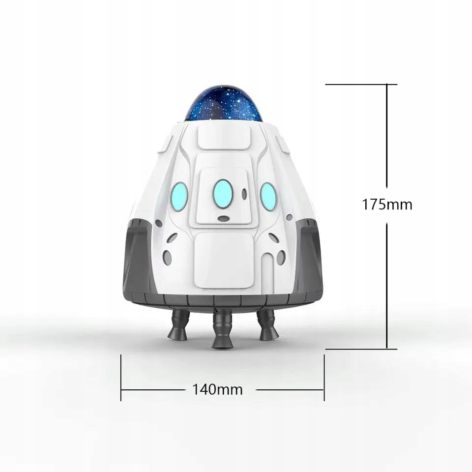 PROJEKTOR GWIAZD LAMPKA NOCNA RZUTNIK LED DO SYPIALNI DLA DZIECI NA PREZENT Marka Mik-Star