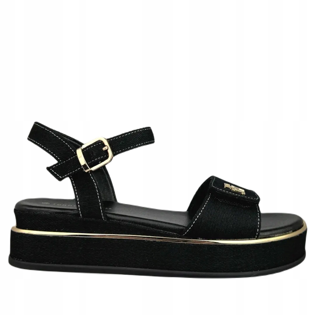 Dámské sandály Tommy Hilfiger T3A2-33788-1828999 černé 38, černá