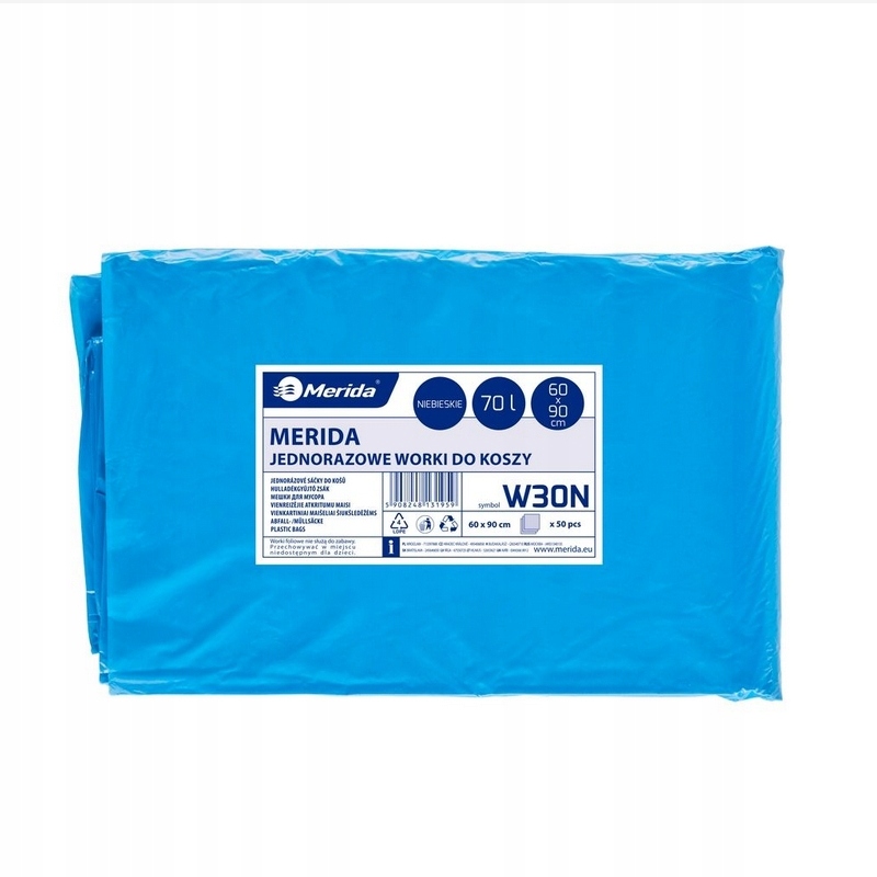 

Merida Worki Na Śmieci 70L Niebieskie Mocne 50 Szt