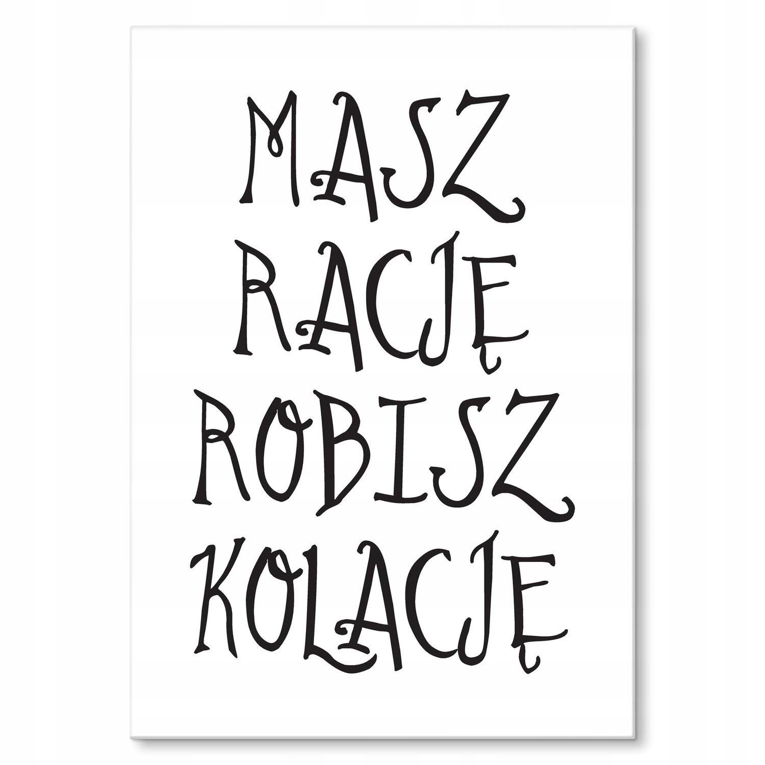 Kovový plakát Děláte večeři Dárek 22 x 31 cm