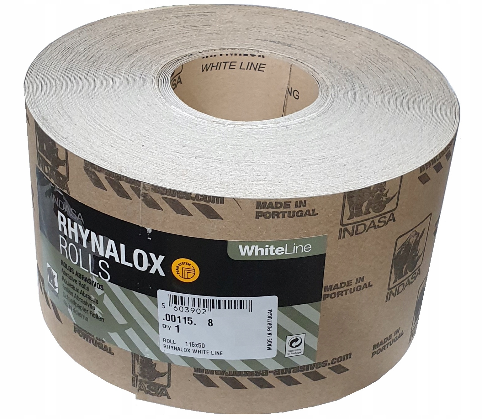 

Indasa Papier Ścierny Rolka Biała White 115 500 1M