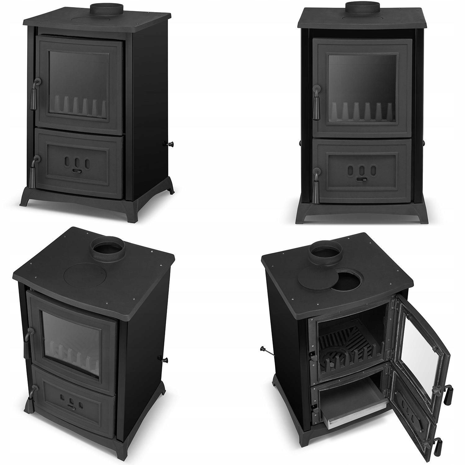 PREMIUM PIEC koza piecyk żeliwny NOWA TECHNOLOGIA 8,5kw 85m2 72kG