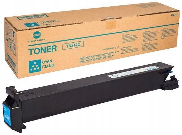 Toner Konica Minolta TN314C Azurový pro bizhub c353