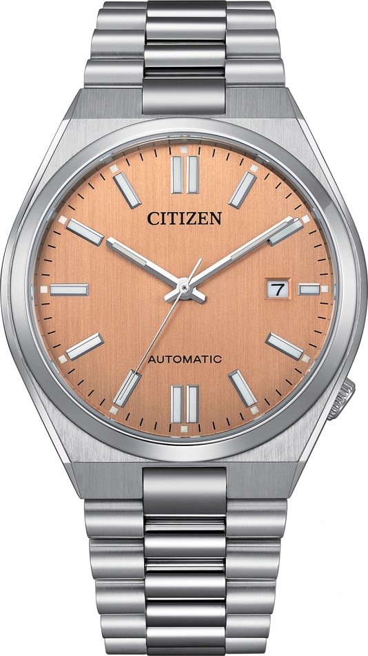 Zegarek męski Citizen NJ0159-86Z pomarańczowy klasyczny