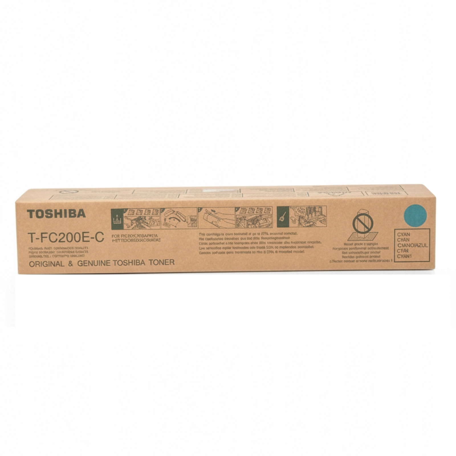 Toner Toshiba 6AJ00000119 6AJ00000195 T-FC200E-C modrý (cyan)
