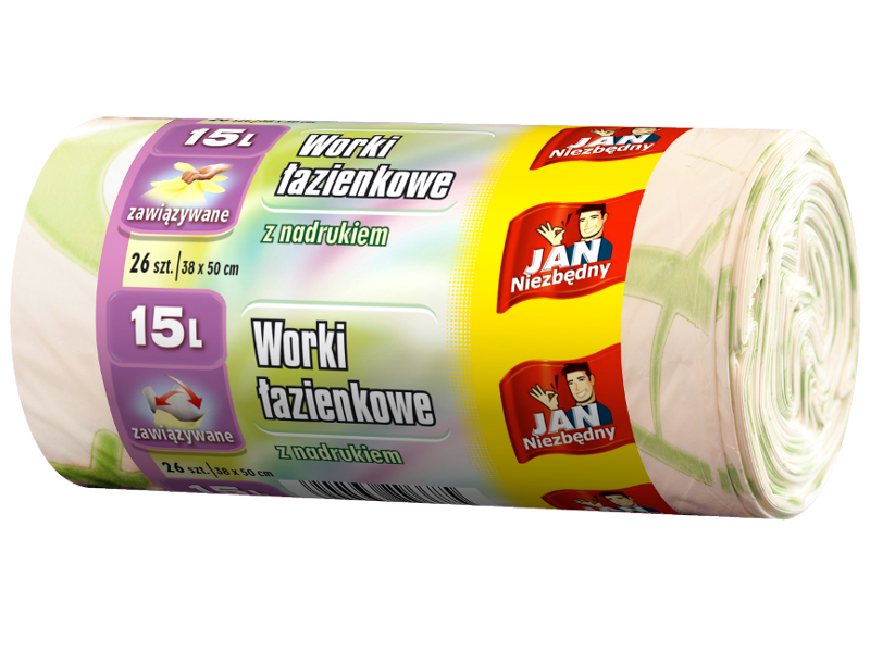 

Jan Niezbędny Worki Łazienkowe Wiązane 15L 26 Szt.
