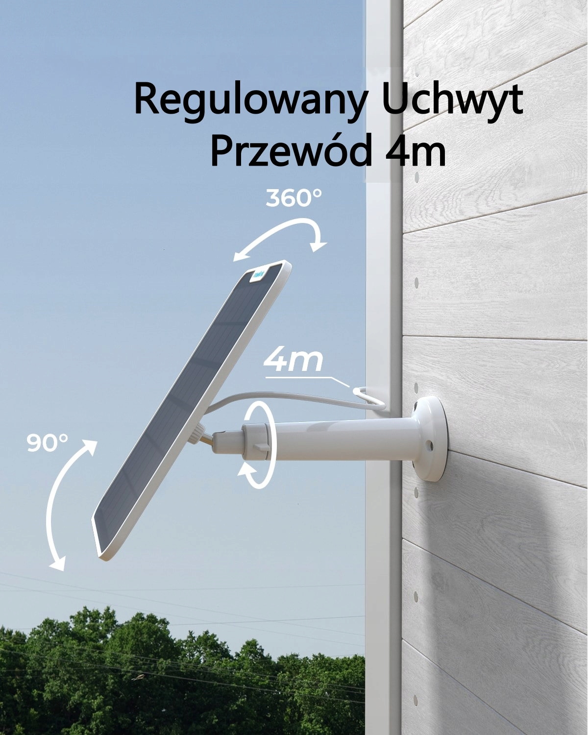 Panel solarny 2 5,8W do kamer biały Reolink Kod producenta Solar 2 6W