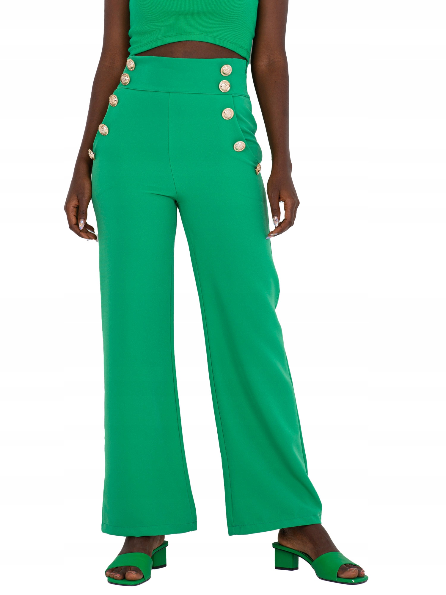 

Eleganckie Spodnie Damskie garniturowe - 2XL