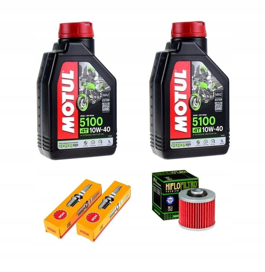 

Olej Motul Filtr Świece Ngk Yamaha XV 250 Virago