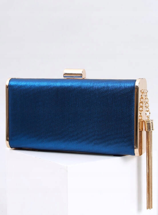 Wizytowa torebka damska LADIE KOBALTOWA