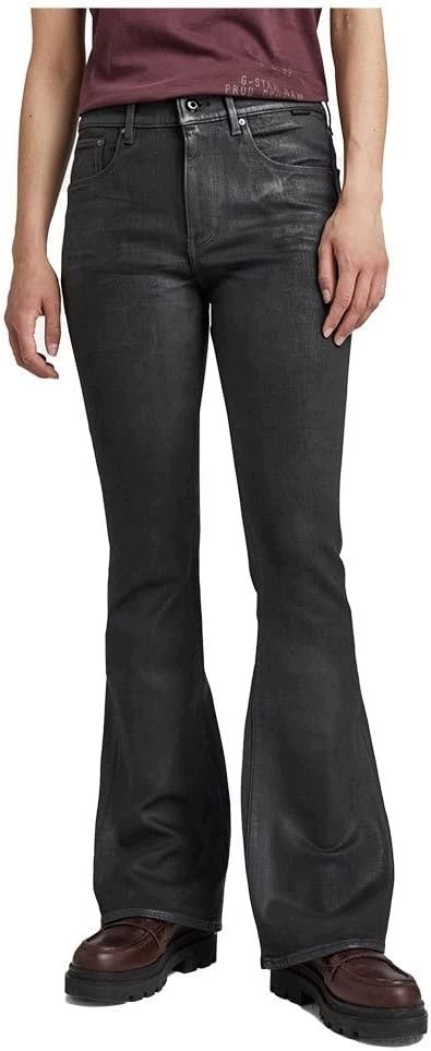 G Star Raw Šedé Dámské Džíny S Vysokým Pasem Úzké Nohavice 27/30 7FA