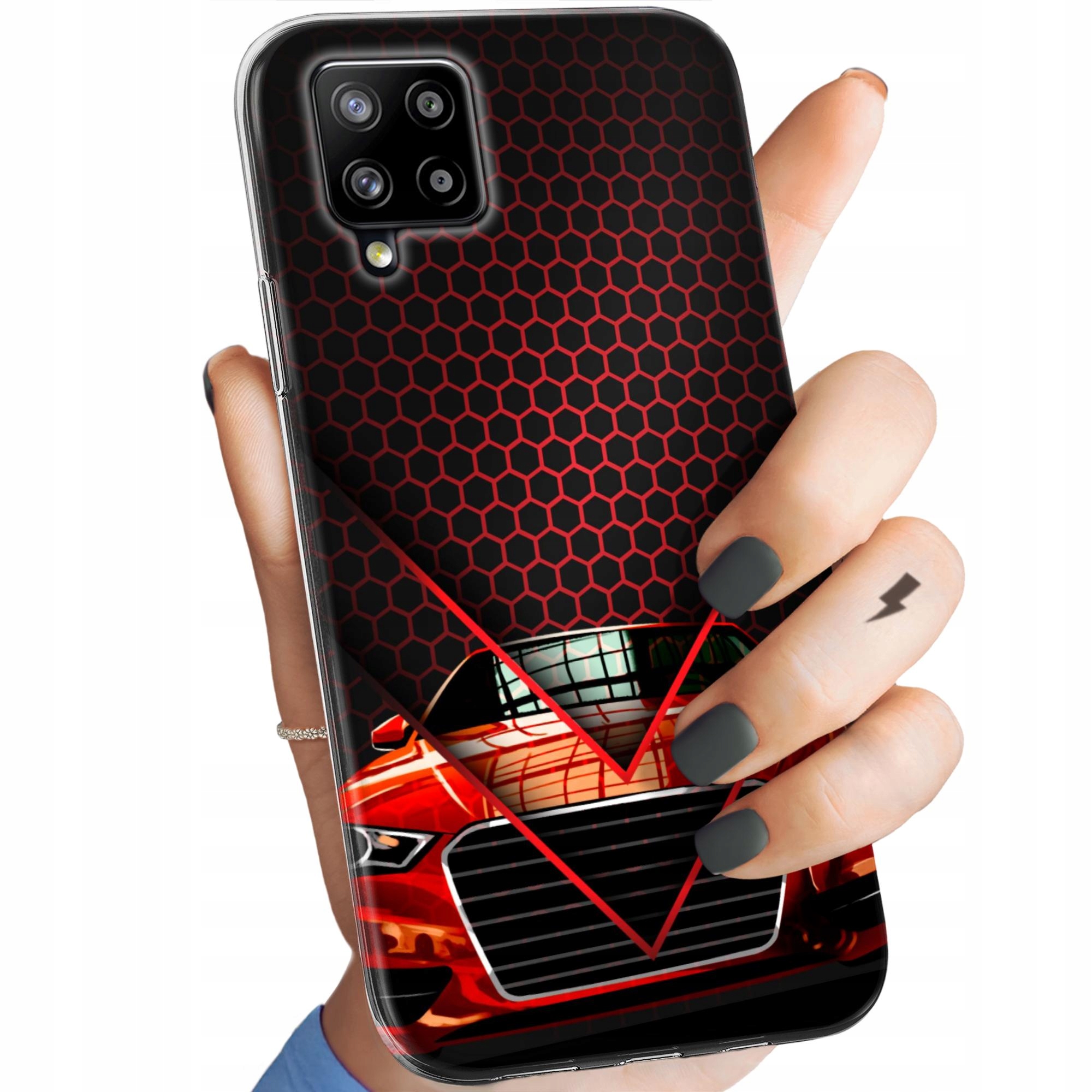 Etui Do Samsung A42 5G Auto Motor Pojazdy Samochody Obudowa Pokrowiec