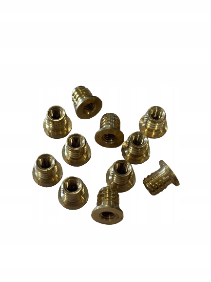 Wkładka gwintowana mosiądz M4x8mm TAZH-M4-7.10 IN6234 (10 sztuk)