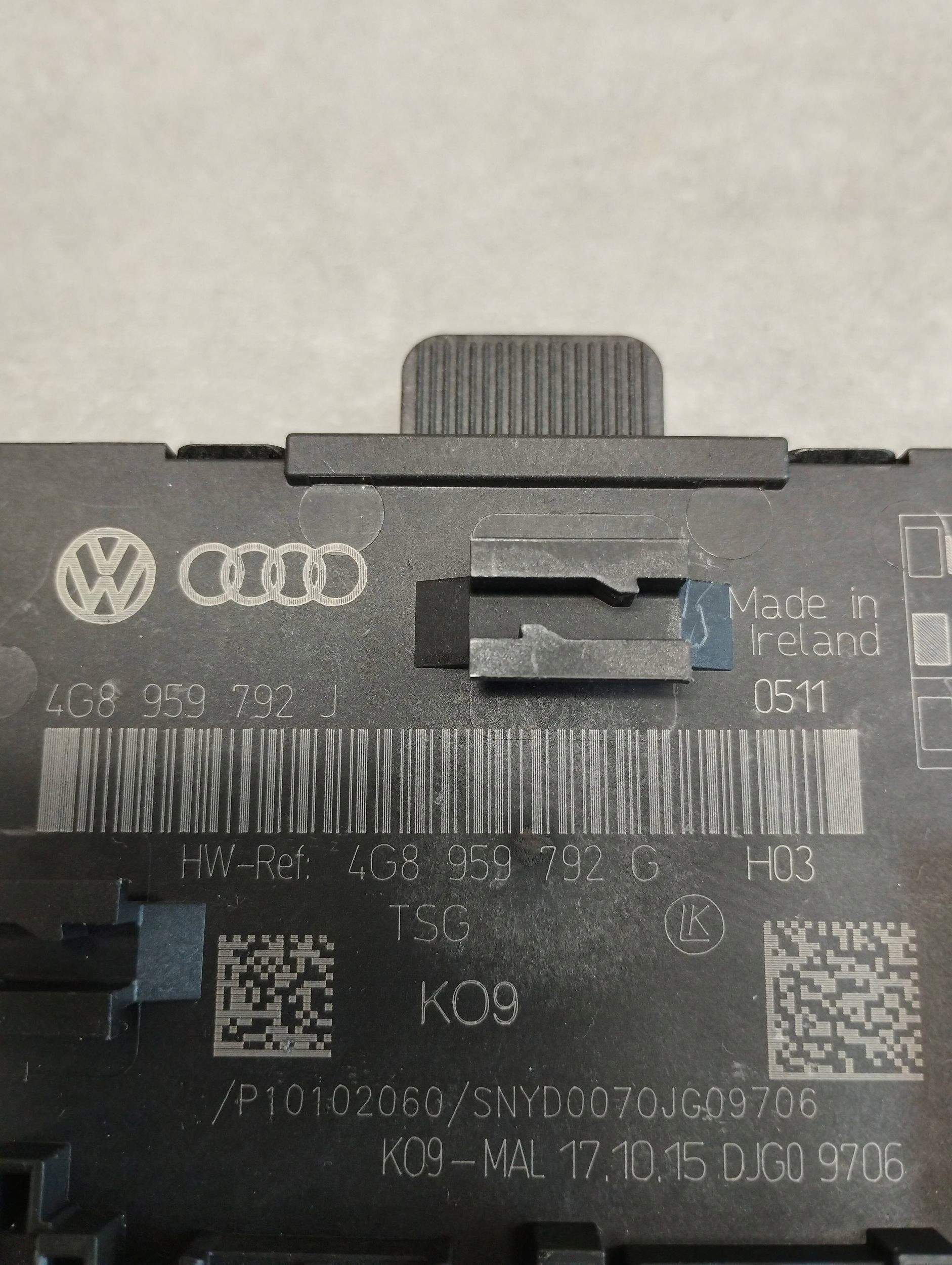 Audi A7 4G module door right front 4G8959792J