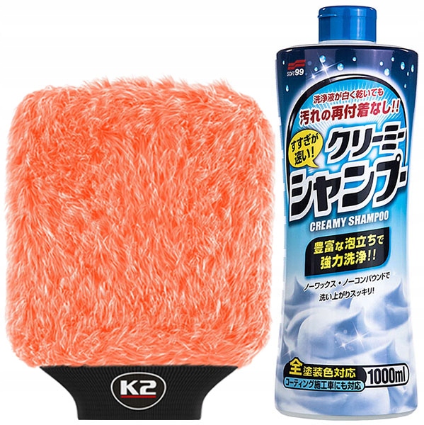 

Soft99 Neutralny Szampon samochodowy 1L rękawica