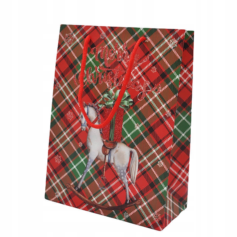 

Torebka Papierowa świąteczna 23x18x8,5