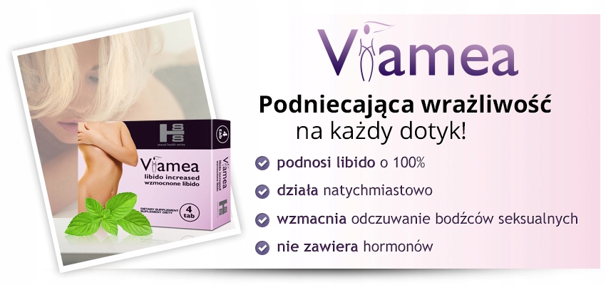 VIAMEA 4X WZMOCNIENIE ORGAZMU I LIBIDO TABLETKI Postać tabletki