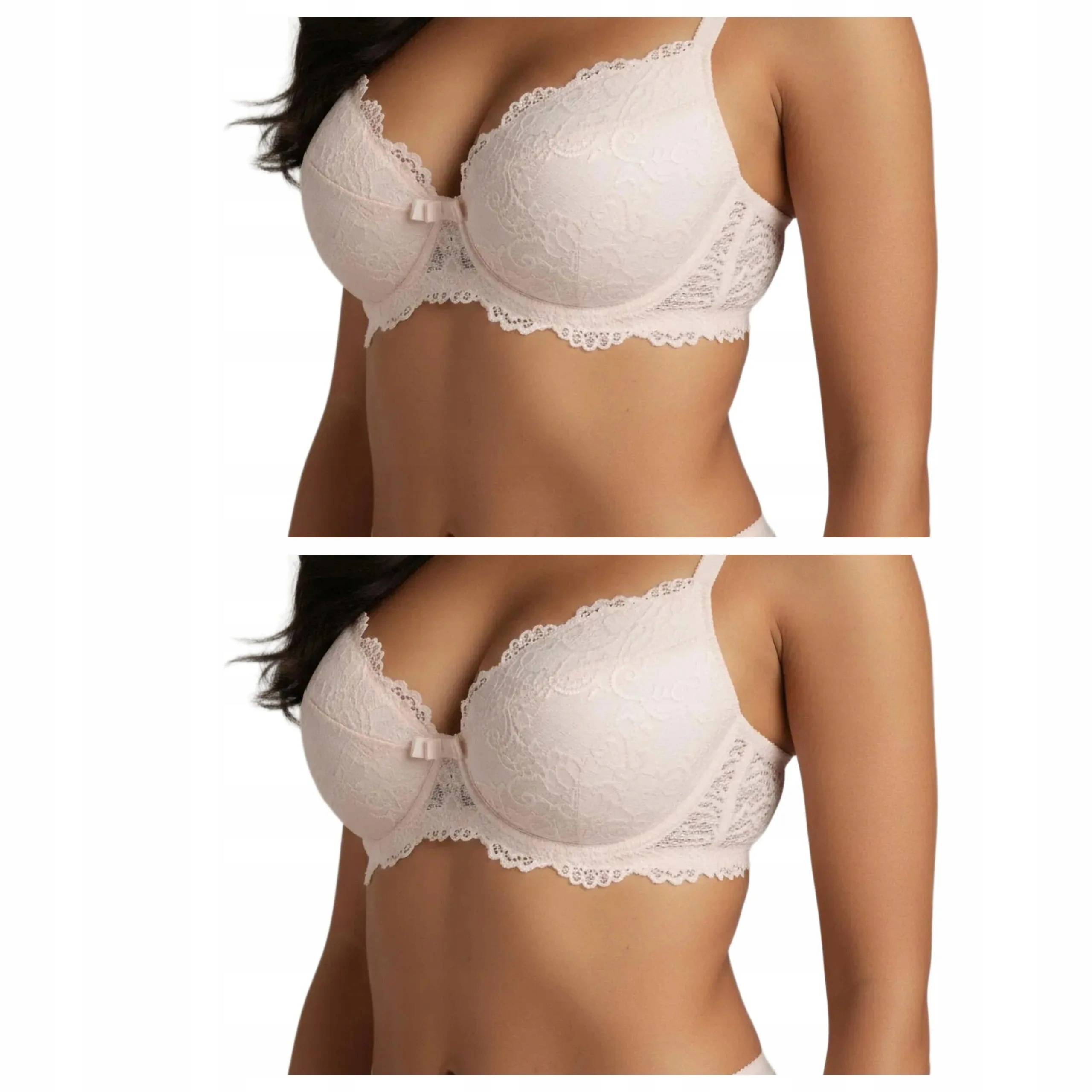 2x Podprsenka balkonetka krajková push-up Kleo Karina 322.01 pivoňka 80B