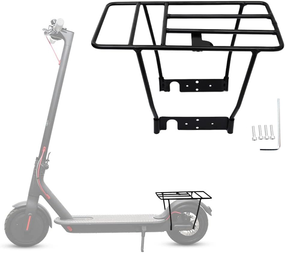 Metalowy Bagażnik do Hulajnogi Xiaomi M365 1S Pro2 Uchwyt Cargo Czarny