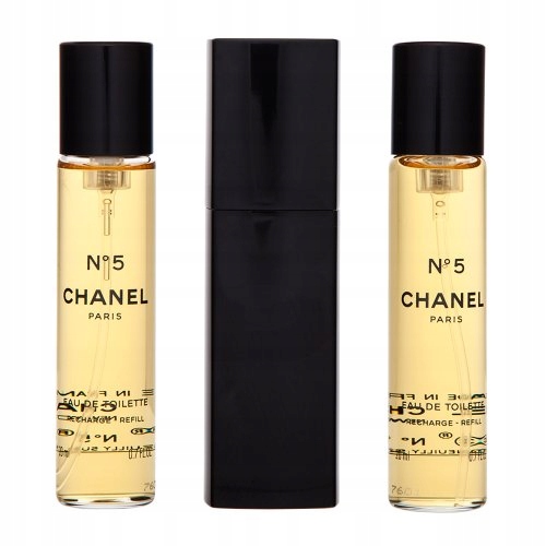 Chanel No.5 Twist and Spray toaletní voda pro ženy 3 x 20 ml