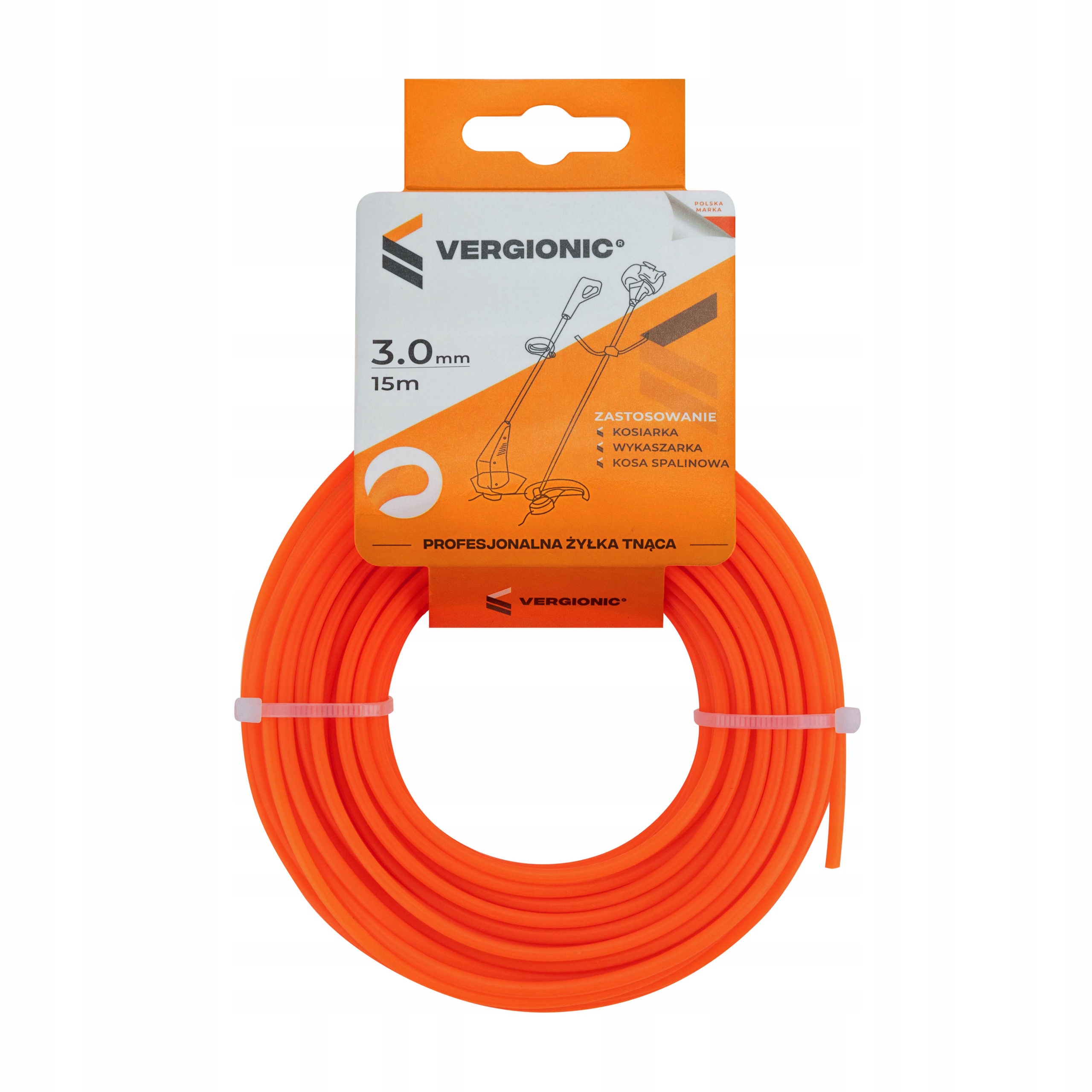 

Żyłka Tnąca 3,0 mm x 15 mm Okrągła