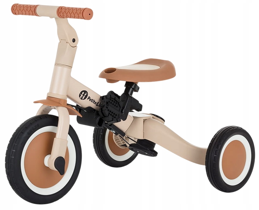 Petite&mars Rowerek Turbo Wielofunkcyjny 5w1 Biegowy Trójkołowy Prowadnik