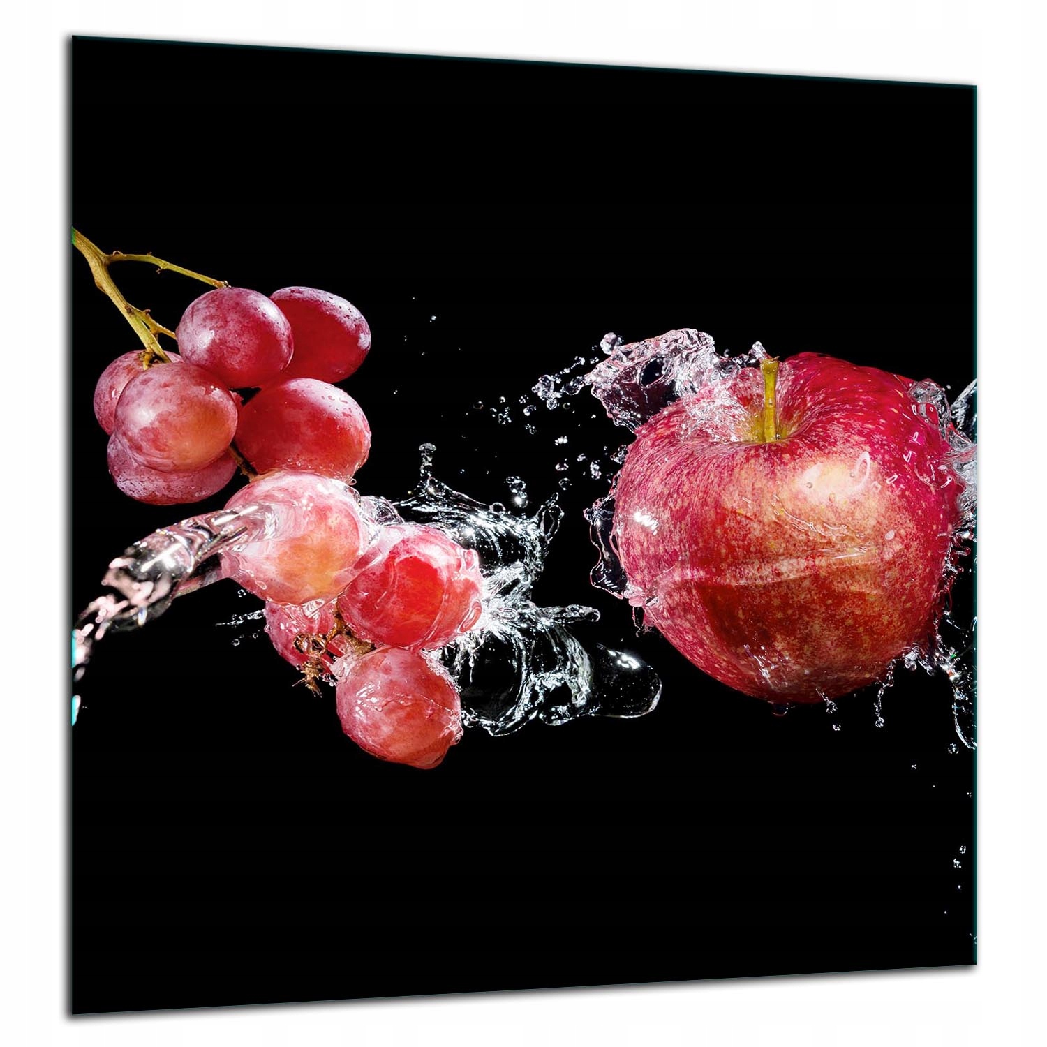Skleněná Ochranná Deska Panel Lepidlo 60x65 OVOCETvrzené Sklo Kuchyně 7v1