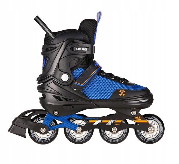 Brusle Na Led kolečkové brusle nastavitelné M 34-38 kola Pu ABEC7 alum Nils Extreme