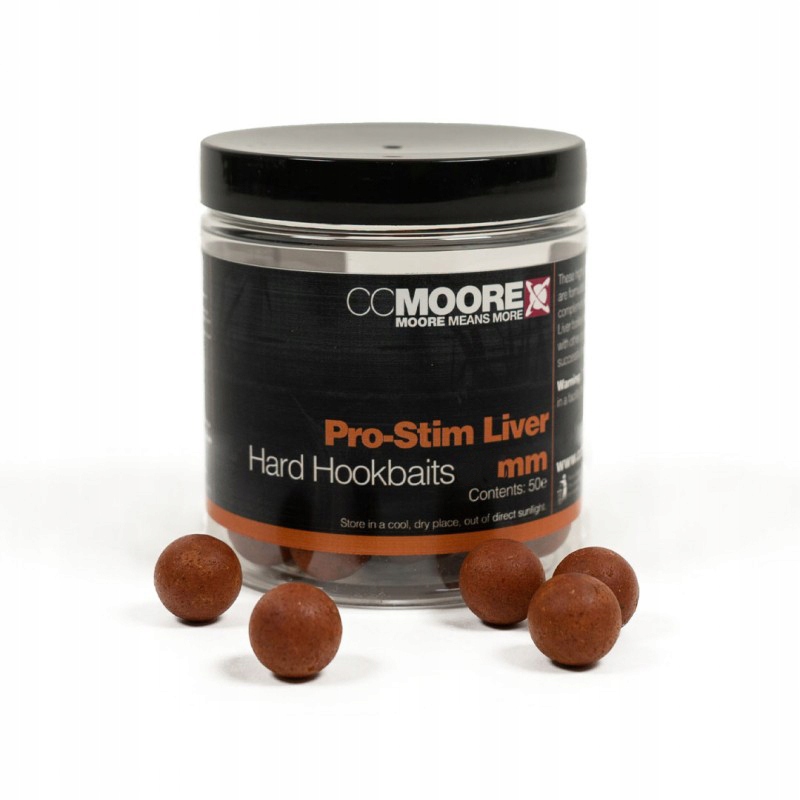 CC Moore Pro-stim Liver Hard Hookbaits 24mm