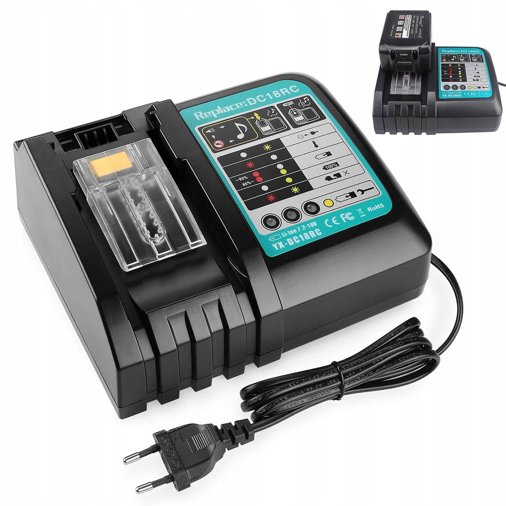 Rychlonabíječka Pro Makita DC18RC Li-ion 14.4V 18V BL1815 BL1830 BL1415