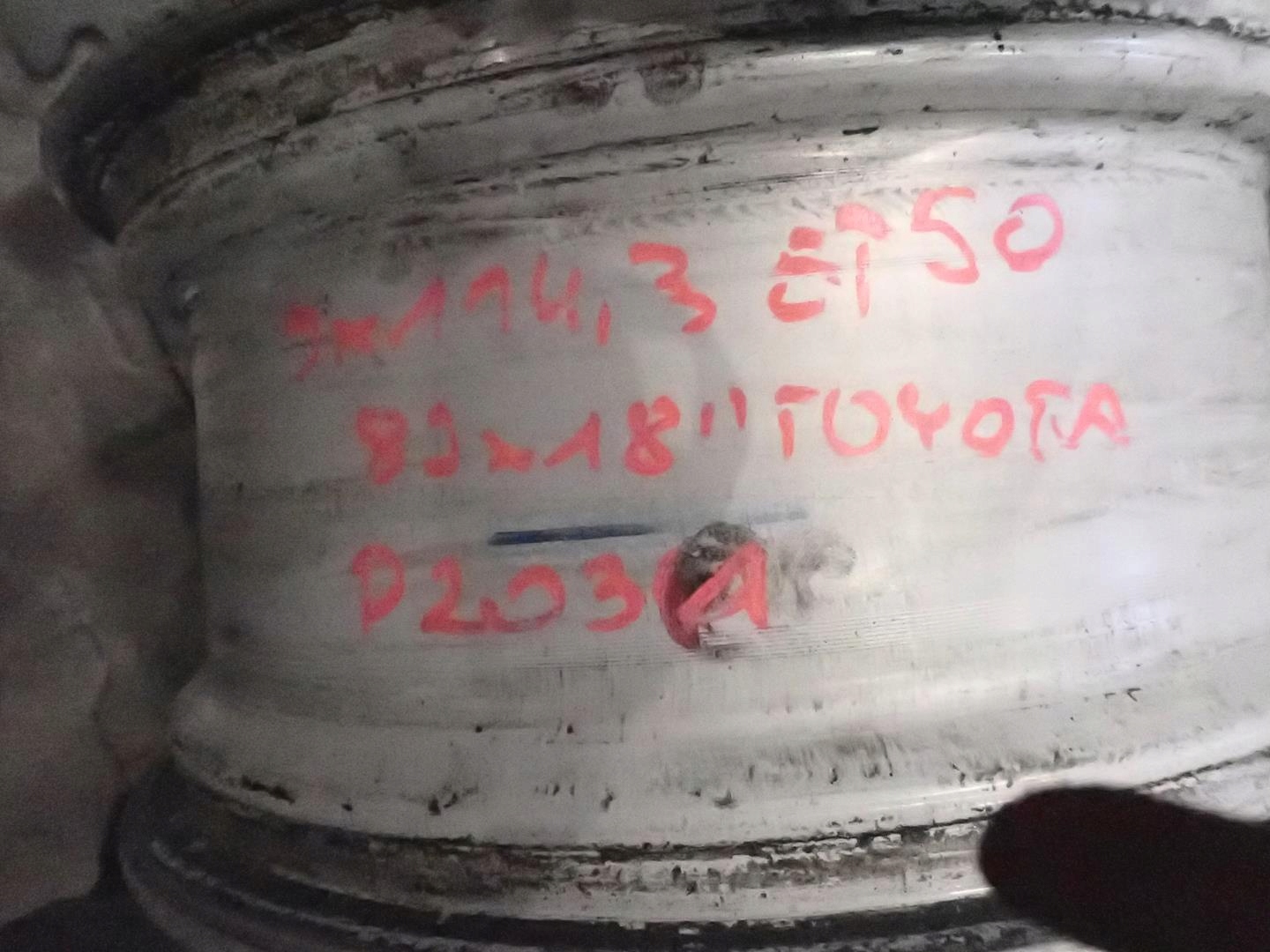 disk disk TOYOTA 5x114,3 ET50 8J 18"