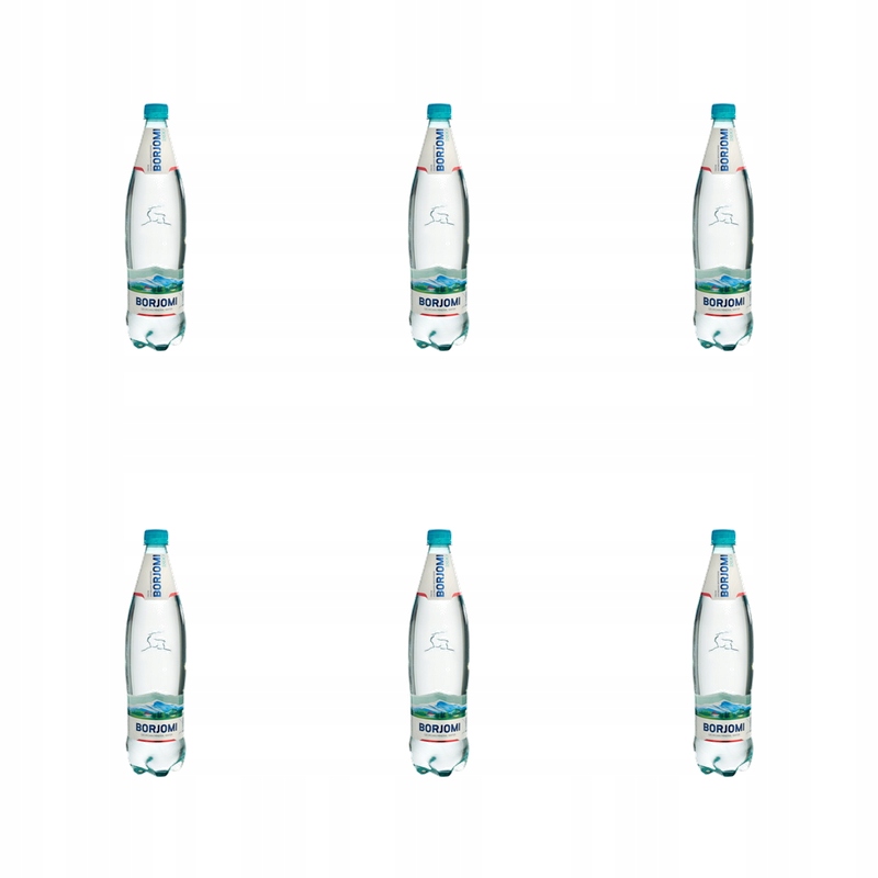Borjomi perlivá minerální voda 1,0 l X6