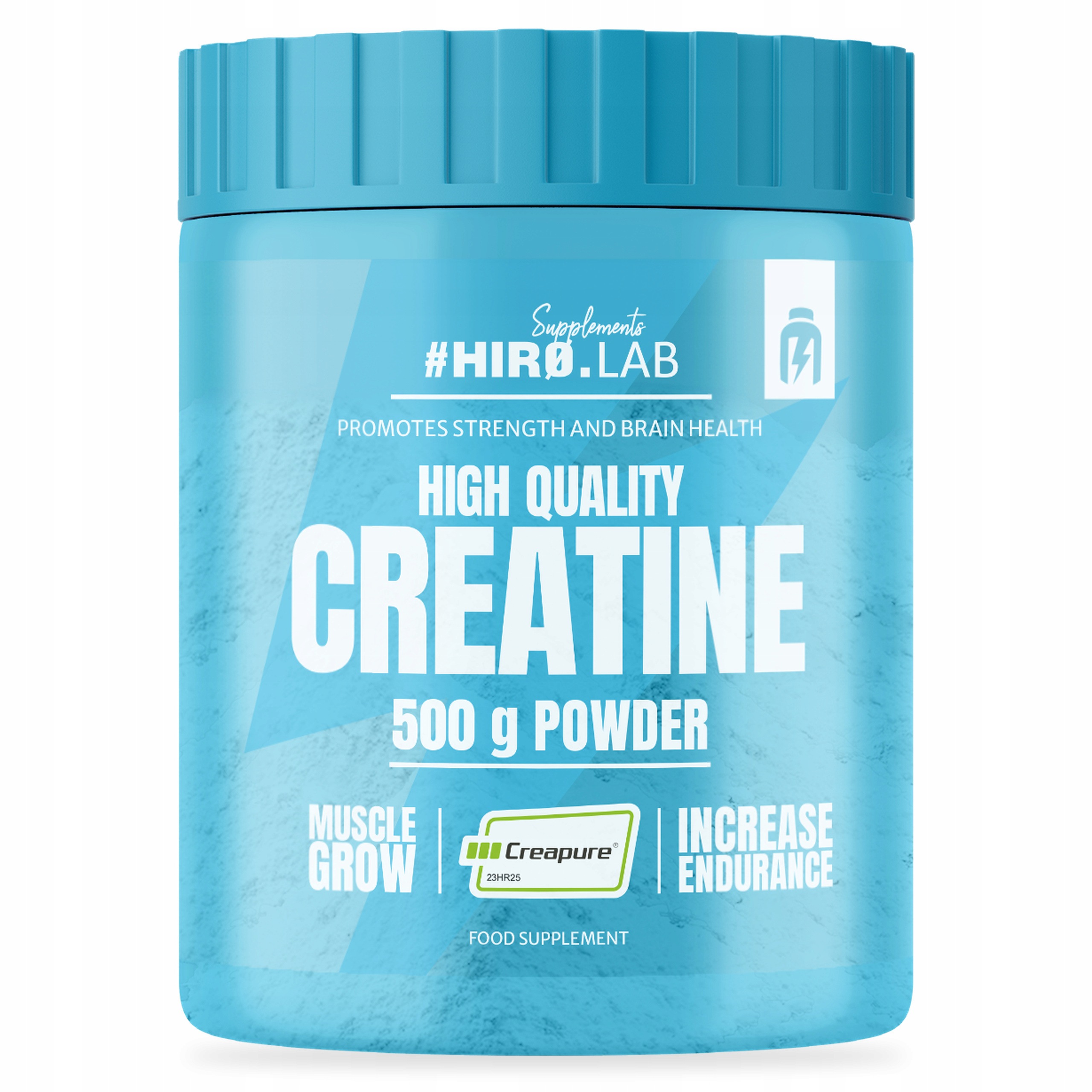 Kreatin Monohydrát Creapure 500 g Hořčík Citrát Vitamín B12 Hiro.Lab