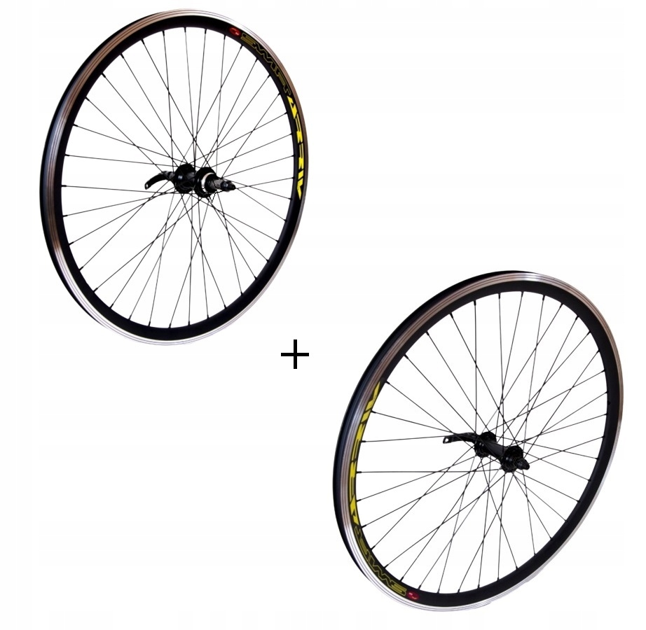 Komplet Kół 26 Przód Tył Alu Wolnobieg Stożek