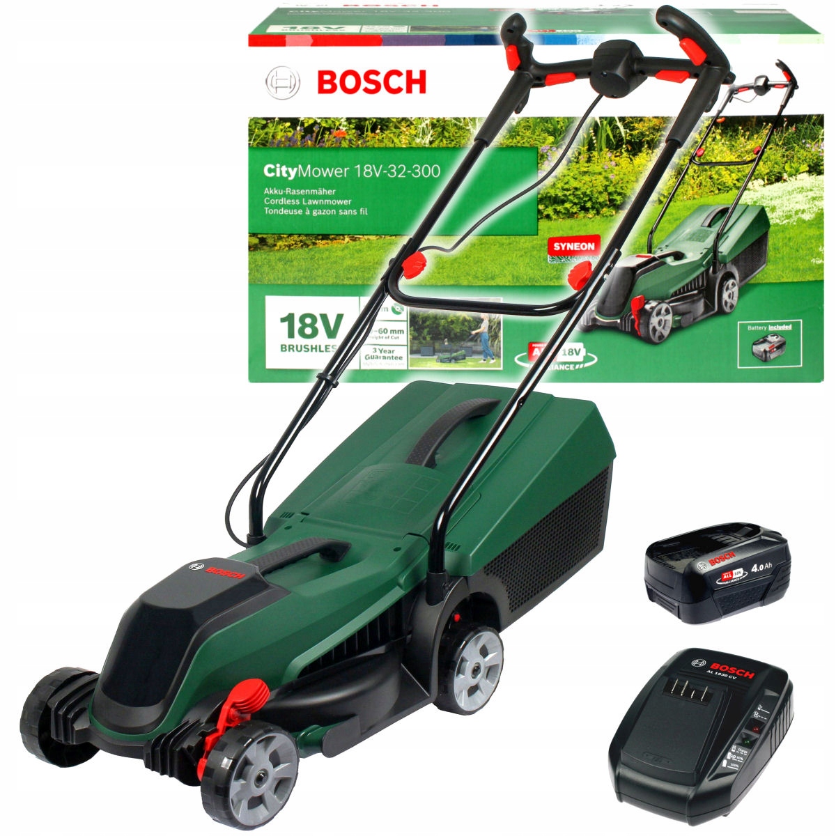 

Kosiarka Akumulatorowa Citymower 18V Bosch 1x4,0Ah