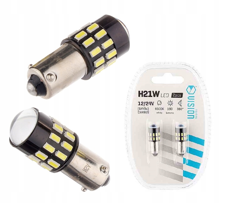 

Żarówki H21W BAY9s Mocne Led Canbus ___24V___T I R