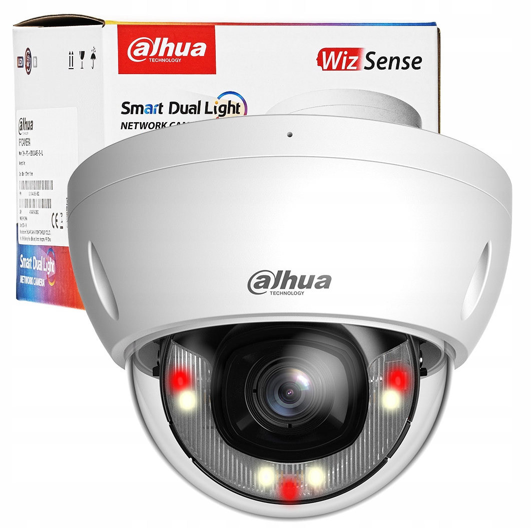 6MPX Ip Kamera Dahua IPC-HDBW2649E-S-IL-0280B Inteligentné Dvojité Svetlo