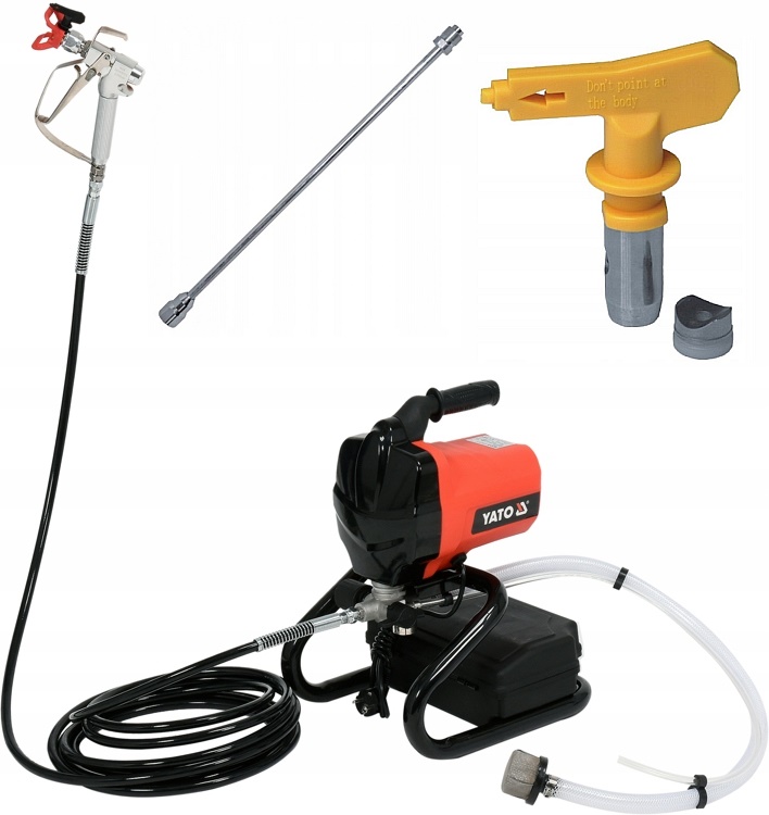 

Agregat Malarski Yato + przedłużka 50cm 2x Dysza