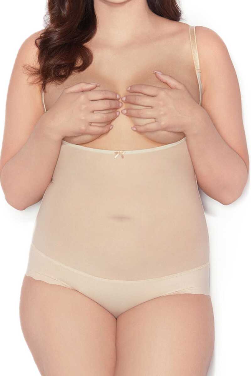 Mitex Zeštíhlující body pod prsa na ramínkách Glam béžové plus 3XL