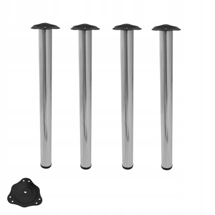 

Nogi Meblowe Do Stołu H-710 fi 60 chrom 4 szt