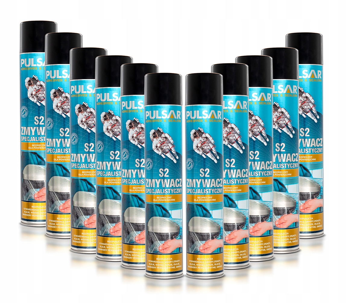 ZMYWACZ DO MARKERÓW SMARÓW WOSKÓW PULSAR S2 750 ml x11