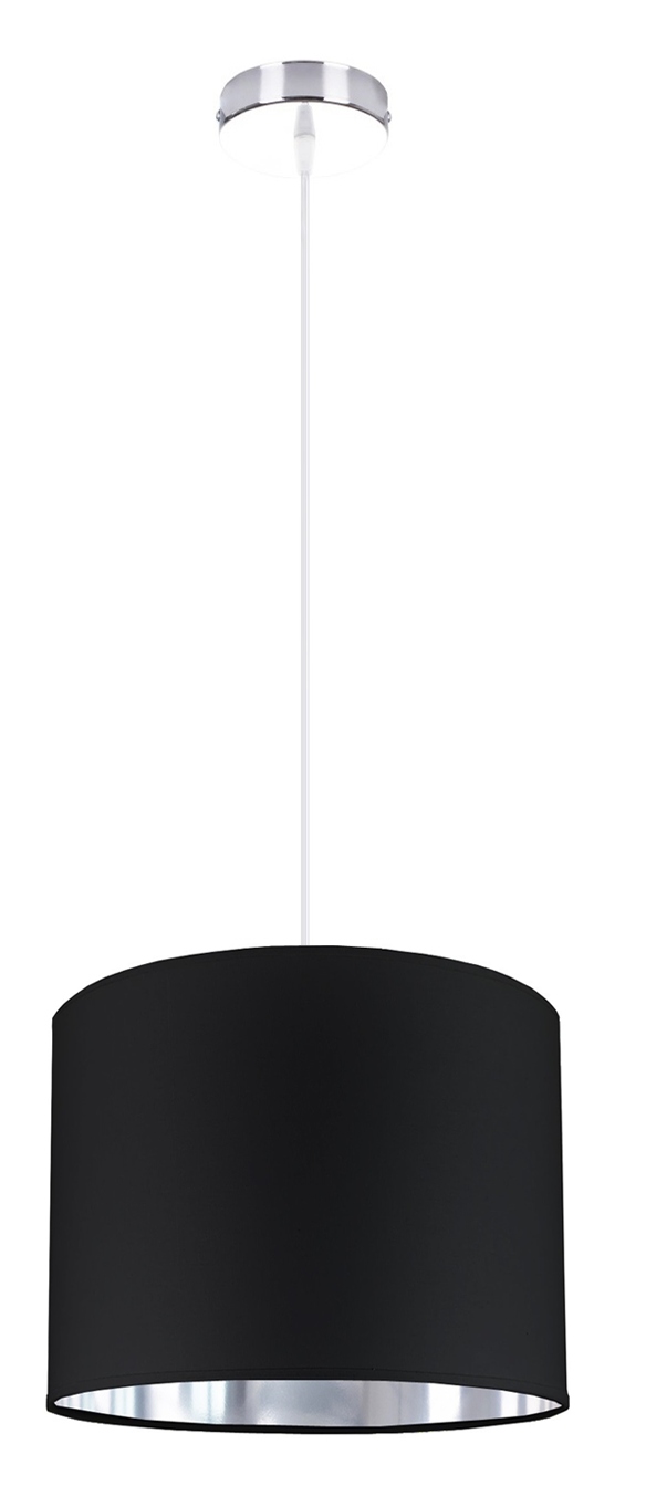 

Lampa Wisząca Sufitowa Nowoczesna Czarno - Srebrna
