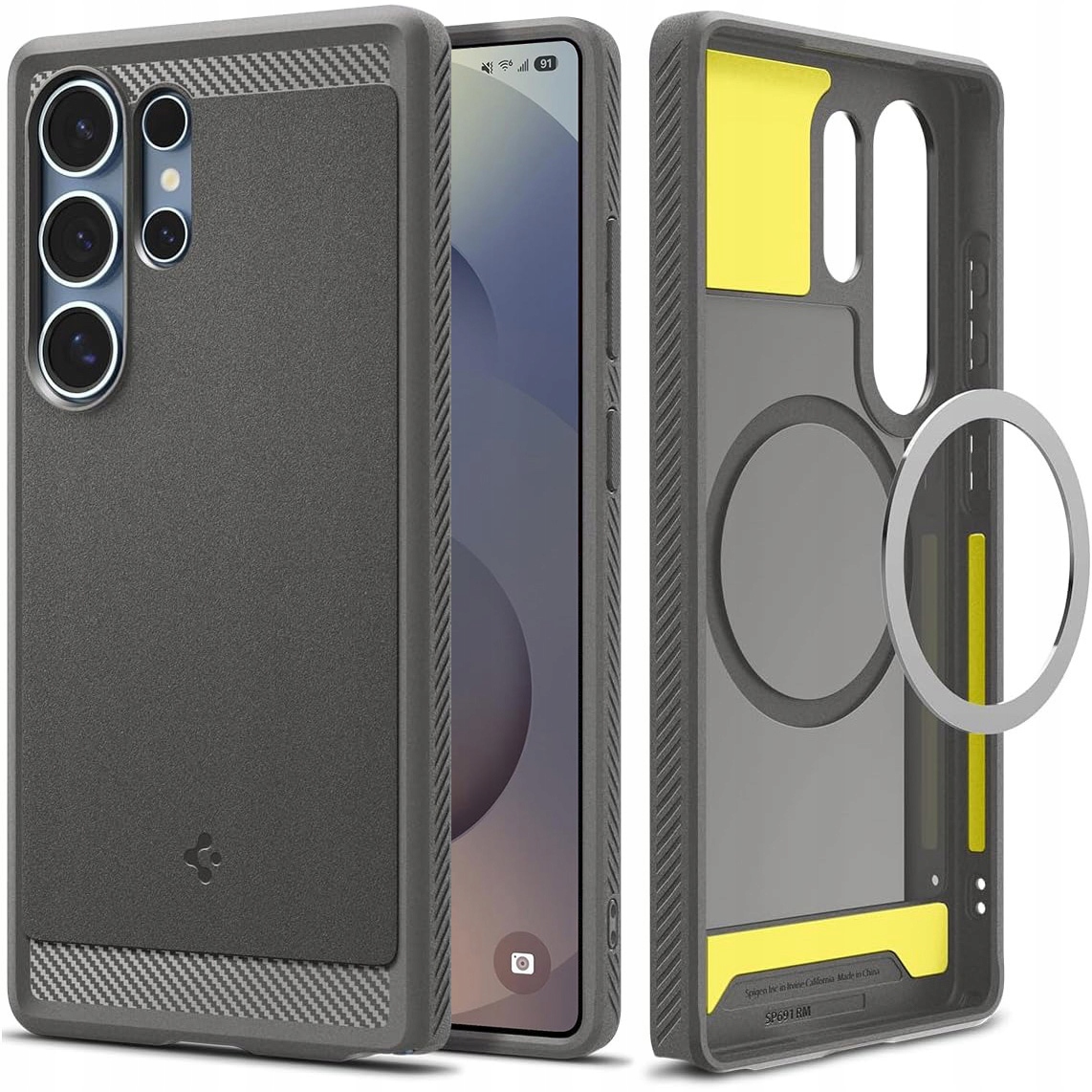 Etui do Galaxy S25 Ultra, Spigen Rugged Armor Mag smukłe dopasowane solidne